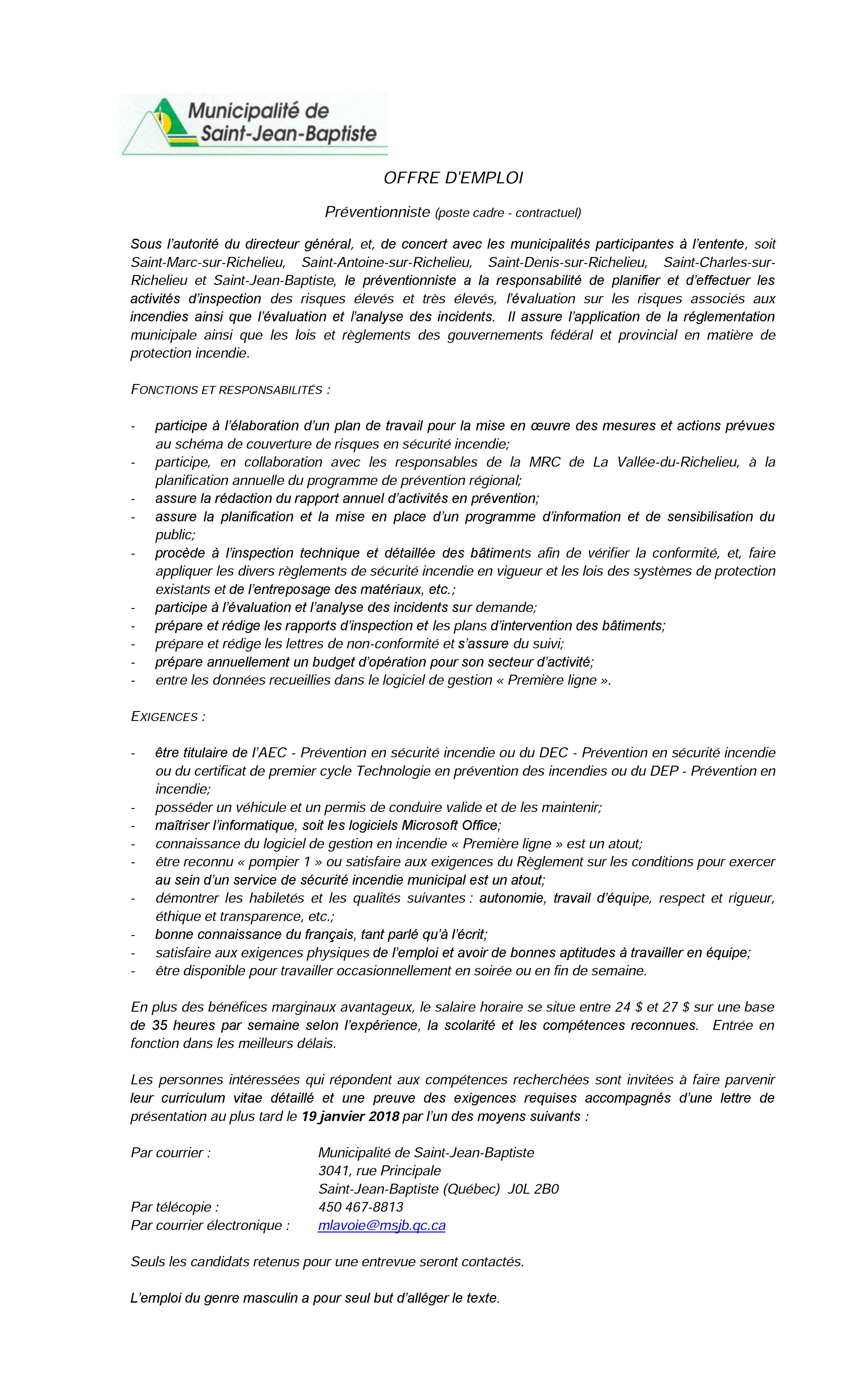 pre ventionniste