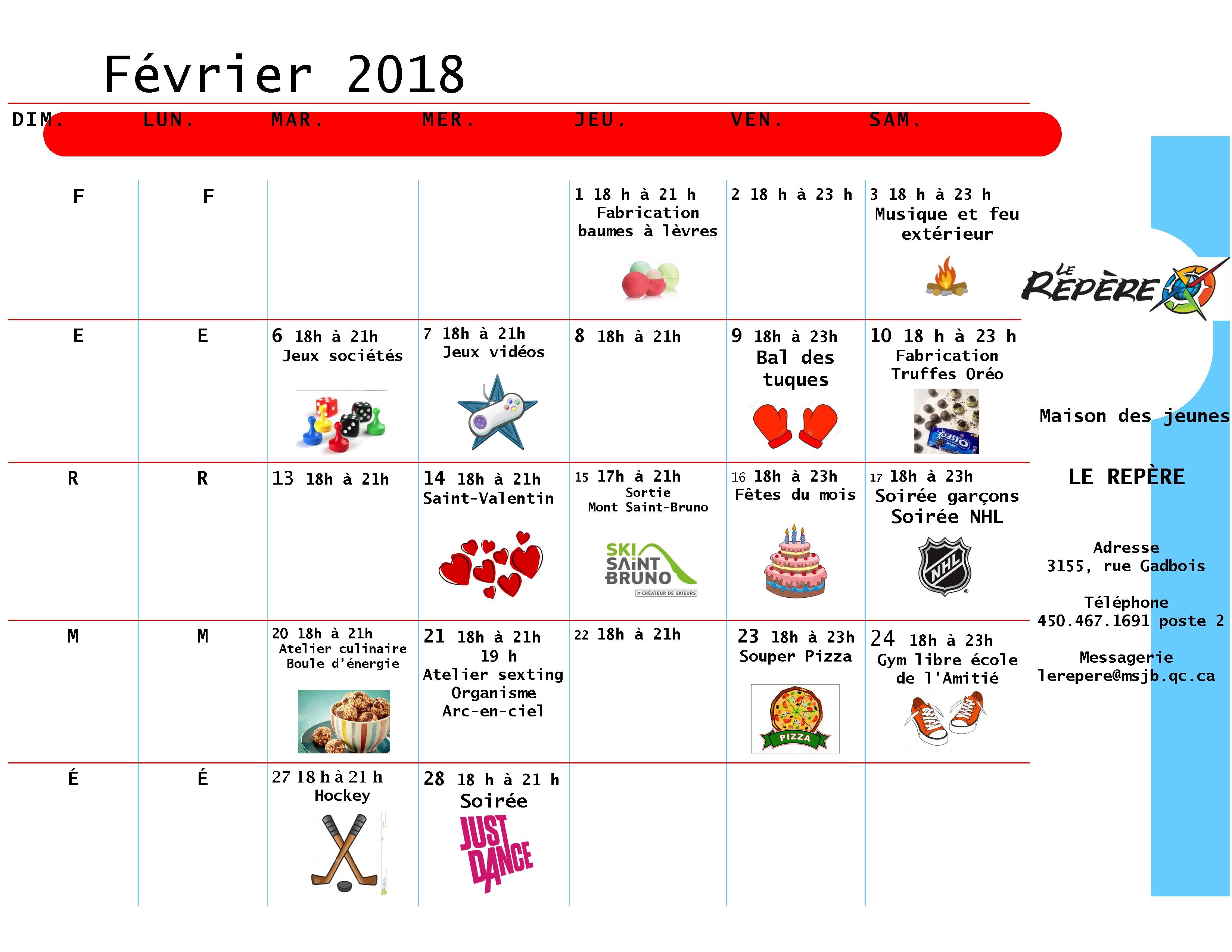 programmation mdj fevrier